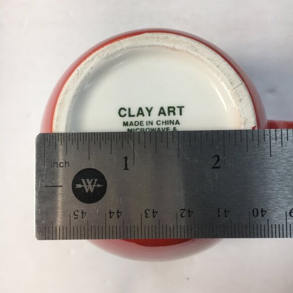 Clay Art Santa Fe Jalapeno Mug Red Chilli Coffee Cup - Picture 5 of 7